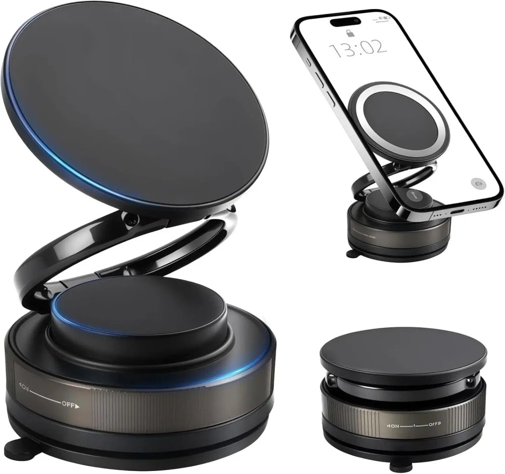 Magnetic Vacuum Phone Mount