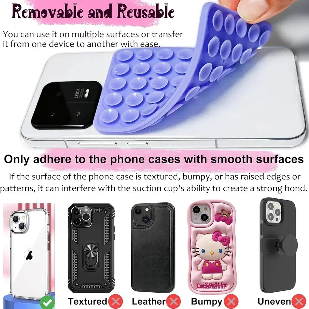 Silicone Suction Phone Holder