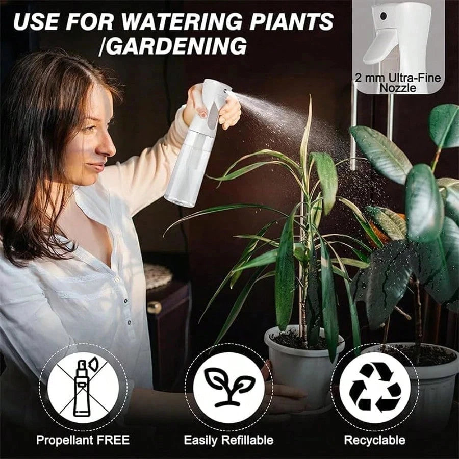 Continuous Fine Mist Spray Bottle