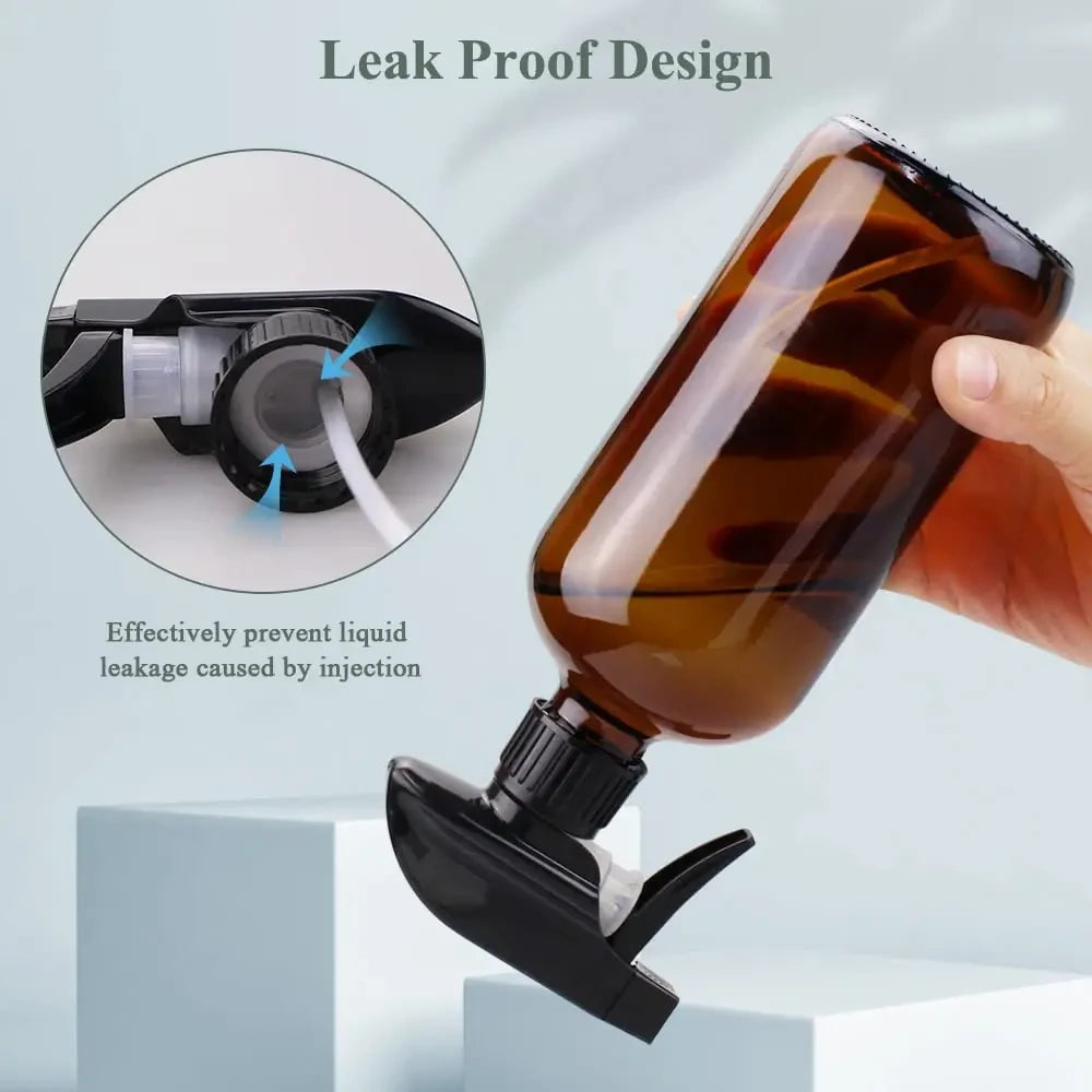 Amber Glass Spray Bottles