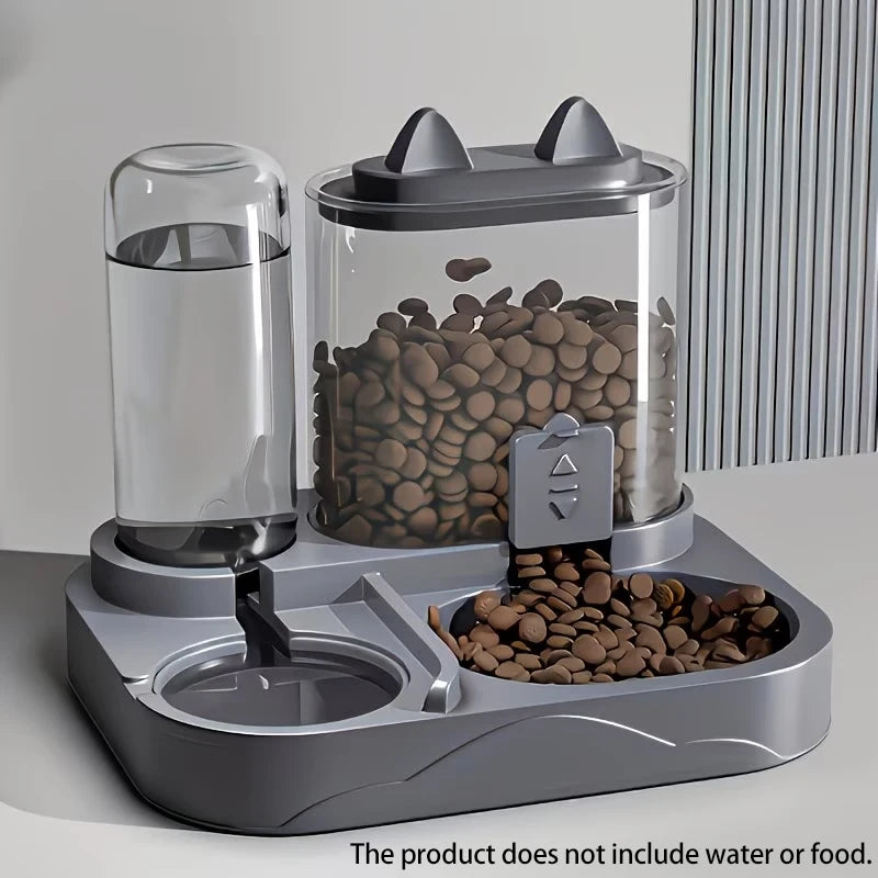 Dual Pet Food and Water Dispenser