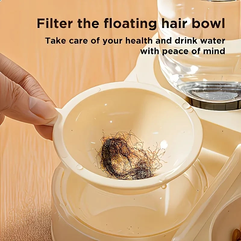 Dual Pet Food and Water Dispenser