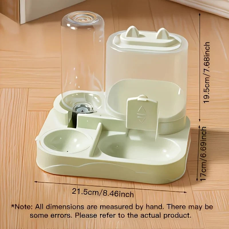 Dual Pet Food and Water Dispenser