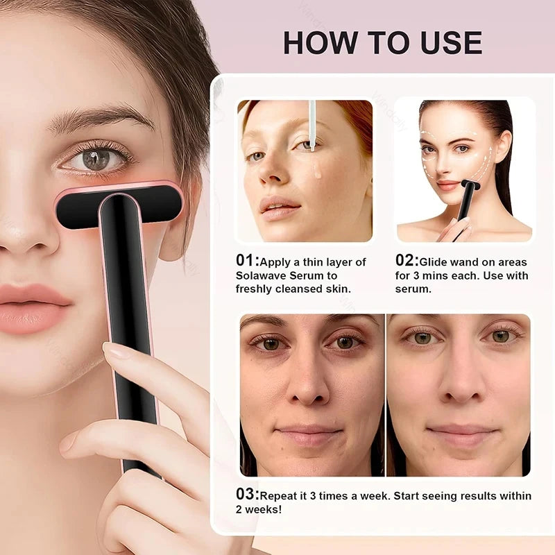 Red Light Eye Massage Wand